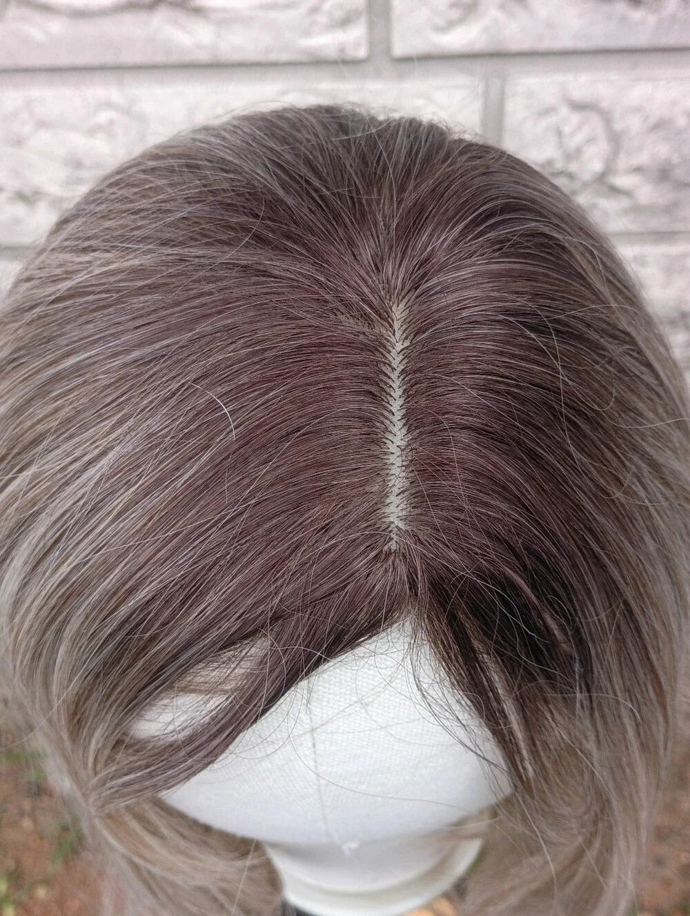 Brunette To Blonde Lace Front Wig Topper Hair Extension